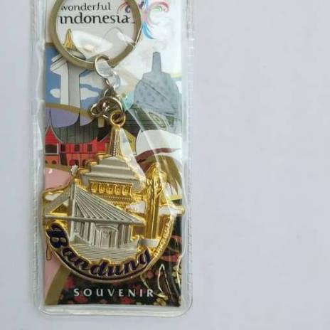 ❆ Souvenir gantungan kunci Bandung oleh oleh negara Indonesia ✶