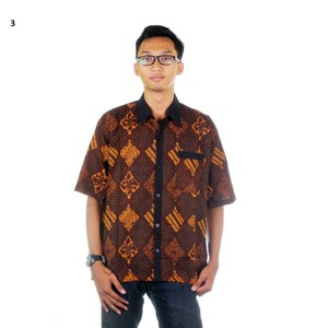 Kemeja Batik Sogan | Batik Kerja Pria Raharjo - Bisa Seragam