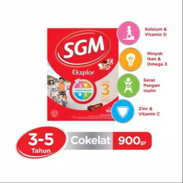 

SGM 3 PLUS COKLAT 900GR