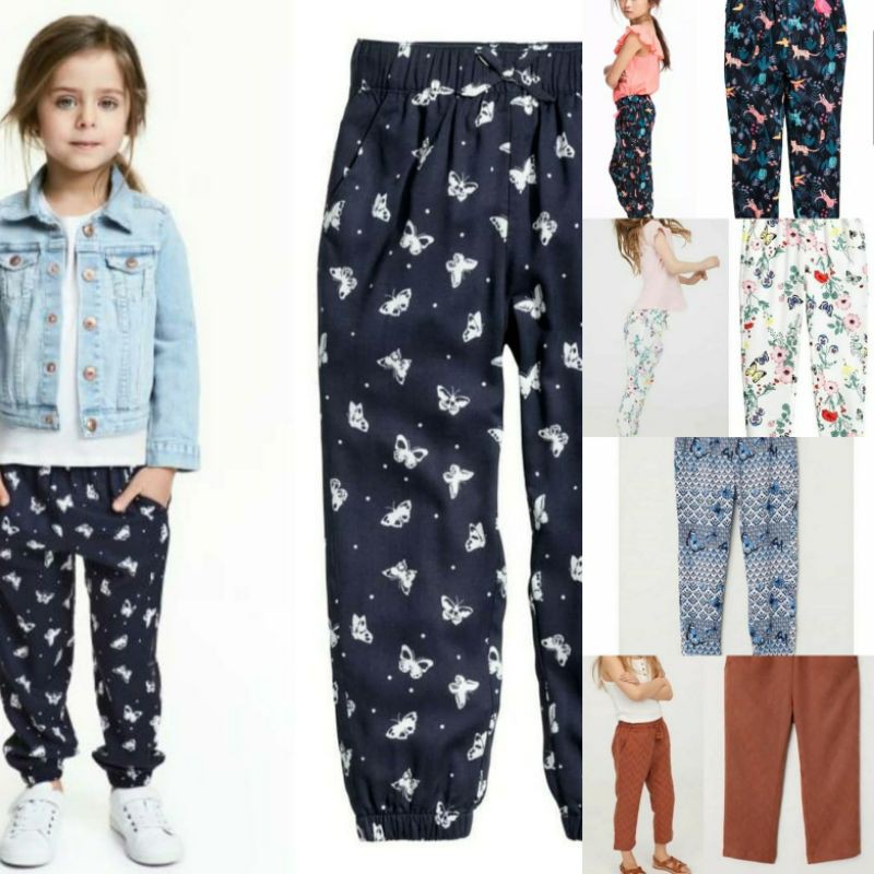 Jogger viscose Hm Anak Perempuan
