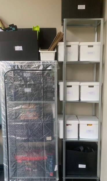 Alvaboard Kotak Penyimpanan Serbaguna Persegi Dengan Kancing, Ukuran Small (20 X 20 X 20 Cm)