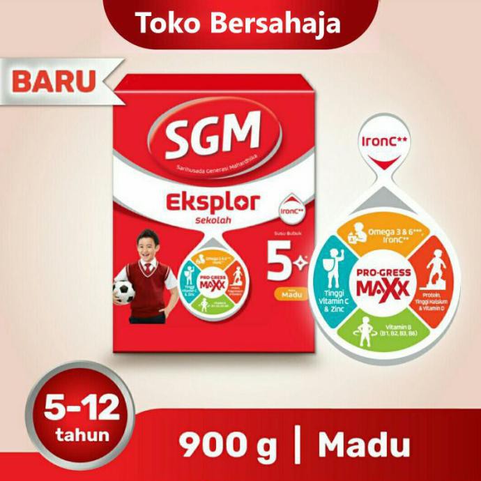 

[[BISA COD]] SGM Eksplor 5+ Susu Bubuk Instant Presinutri Madu 900g TERLENGKAP Kode 1381