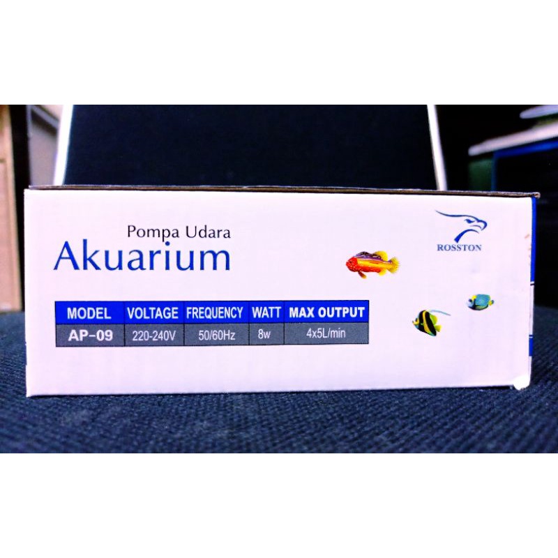 PROMO MURAH POMPA UDARA AIRPUMP AERATOR 4 lubang ROSSTON AP 09