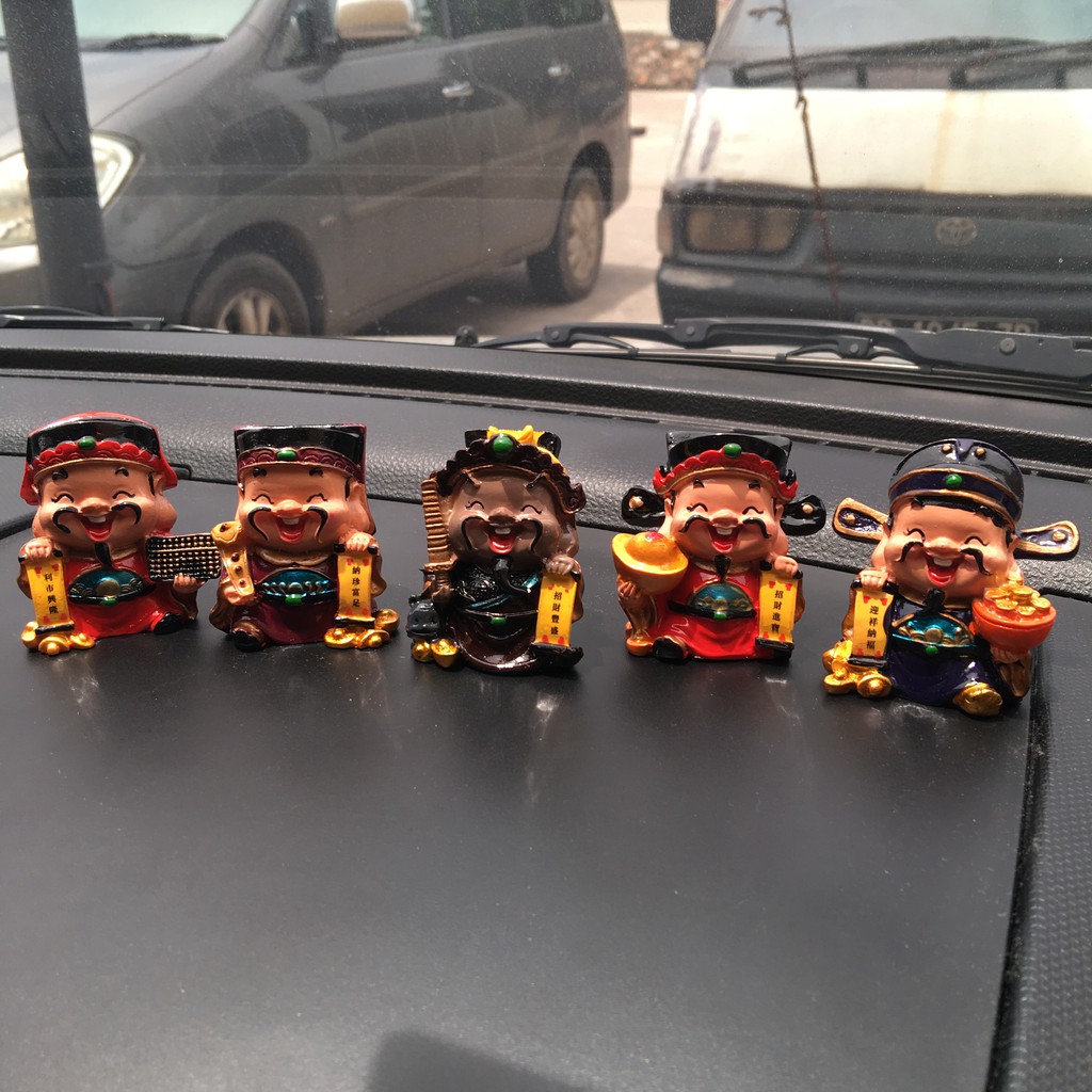 Pajangan Patung Dewa Rezeki Fortune God 5 pc 1 set Lucu Limited Chibi Series