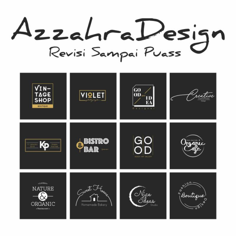 Jasa Desain Logo Unik , Simple Minimalis , Lucu