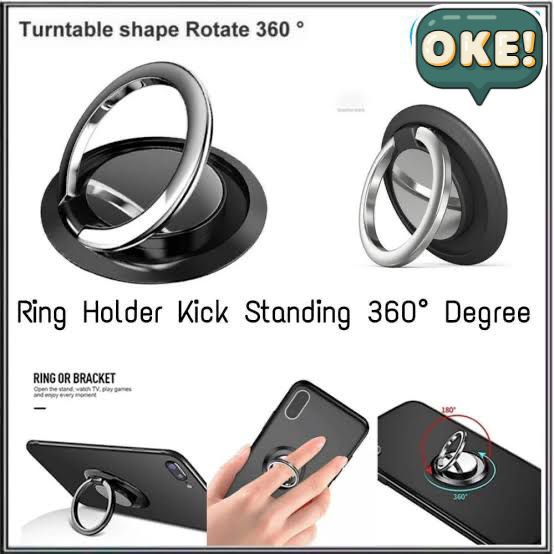 iRing Stand Holder With Magnet  Pegangan HP Gadget MagneticMount Finger Ring Grip