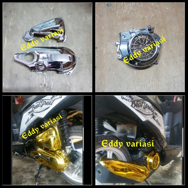 Cvt Plus Tutup Kipas Beat Street Chrome nakri_st