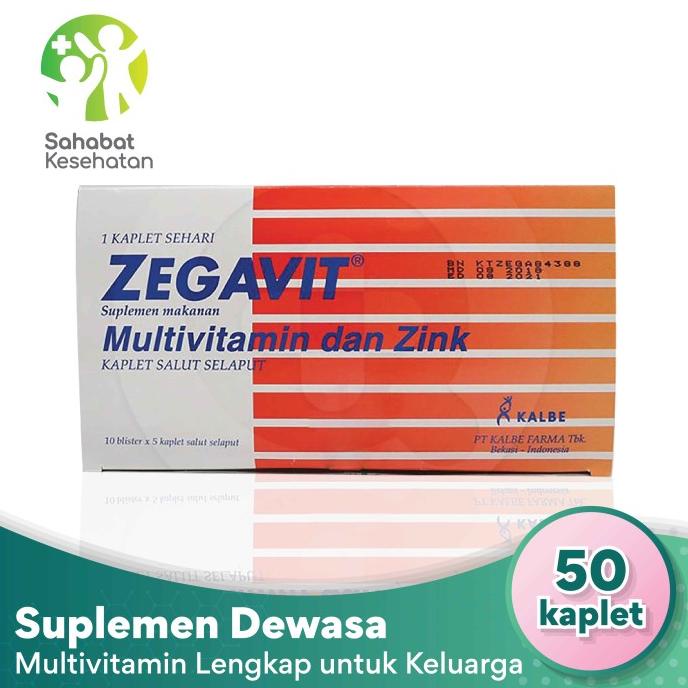Zegavit - Multivitamin B, C, E dan Zinc Lc
