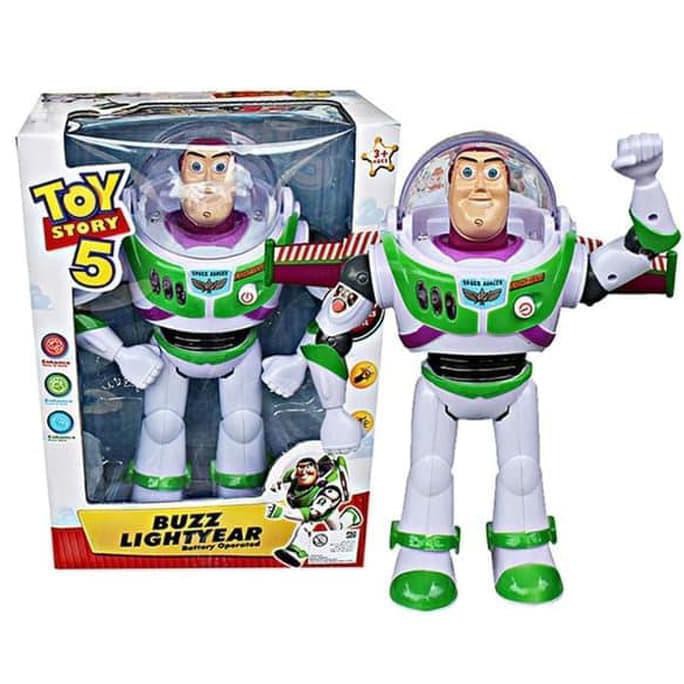 TERJAMIN AMAN ROBOT BUZZ THE LIGHTYEAR ADA SAYAP - TOY STORY