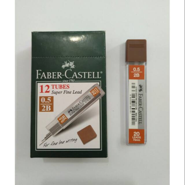 

Isi Pensil Mekanik 0.5 Faber-Castell 1 Tubes isi 20 pcs