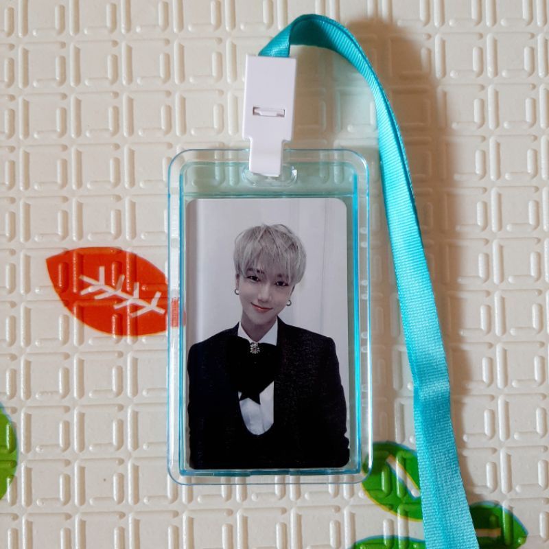 Bantex Transparent ID Card Holder Lanyard Protrait 8868 / Photo Card Korea