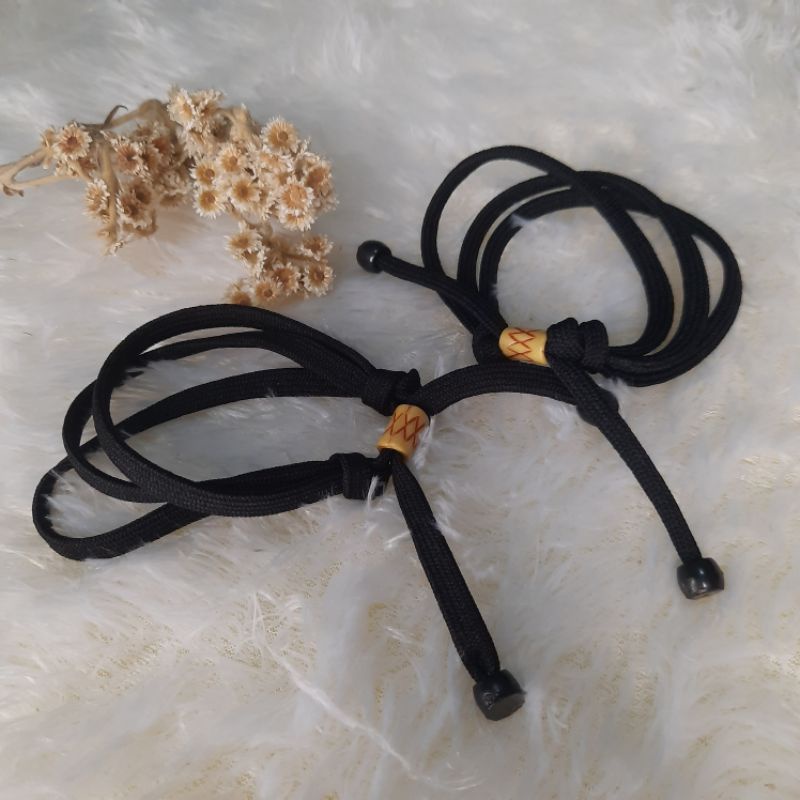 GELANG COUPLE / GELANG HITAM / AESTETIK / GELANG POLOS / GELANG KEKINIAN