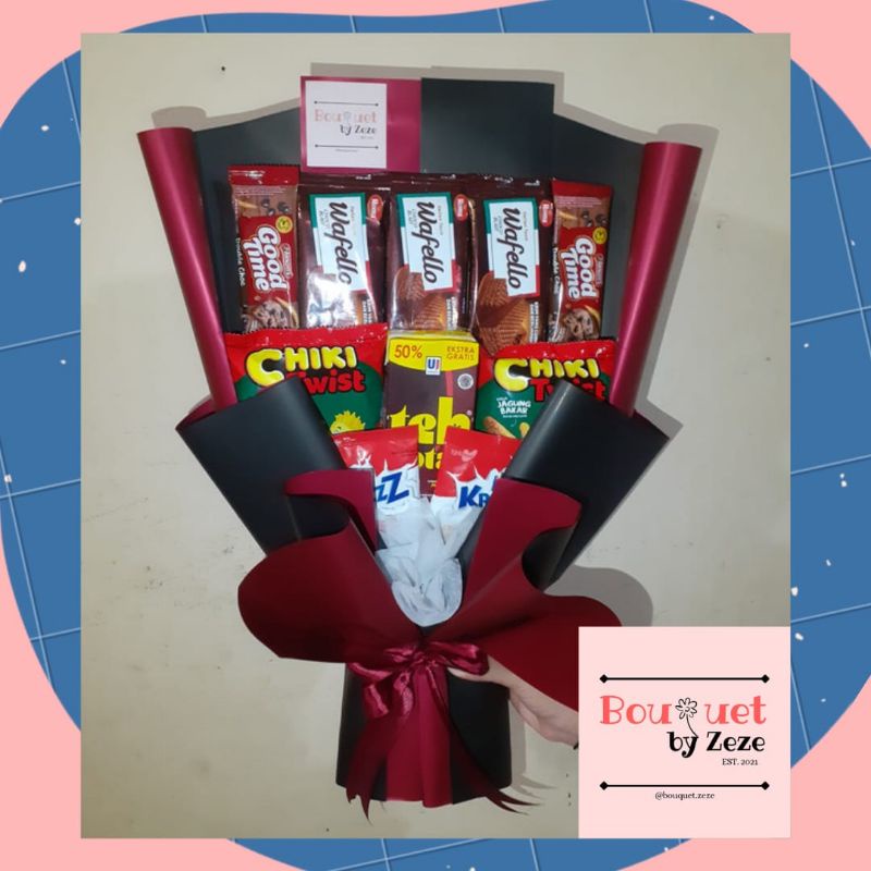 

Buket snack| Bucket snack| Bouquet snack| Gift wisuda