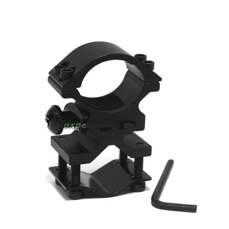 Lediland Gun Mount Holder Senter Universal Metal Rail Clip - LH99 ( Mughnii )