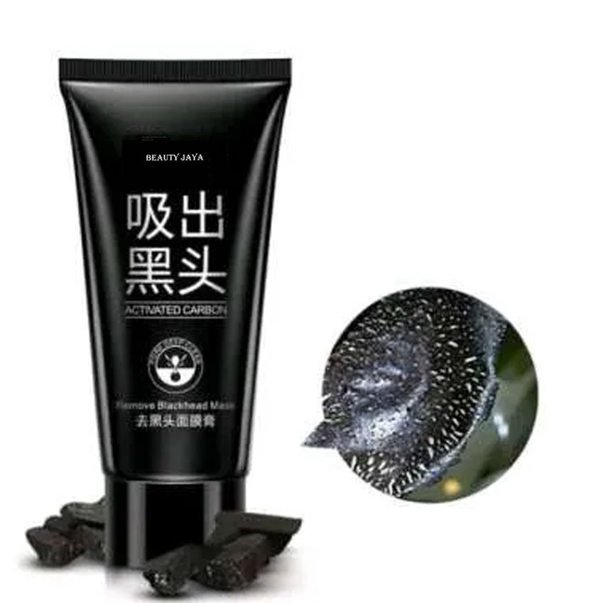 BEAUTY JAYA - Blackhead Remover/ Masker Black Mask Charcoal /Masker Arang Komedo Hidung dan Wajah