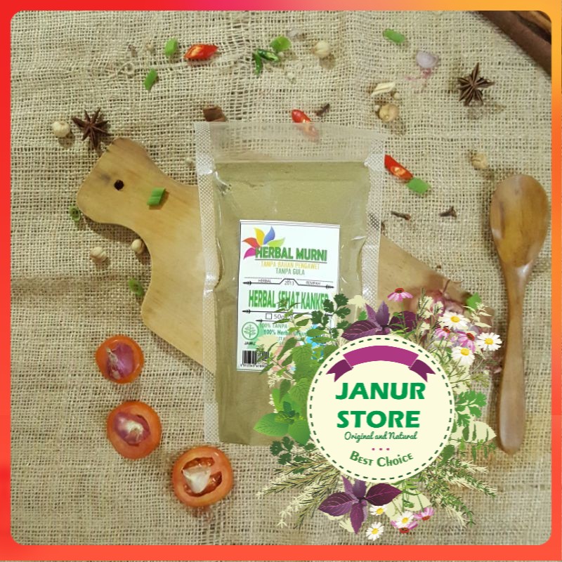 

HERBAL SEHAT KANKER 100 GRAM - MURNI - JSR - REMPAH