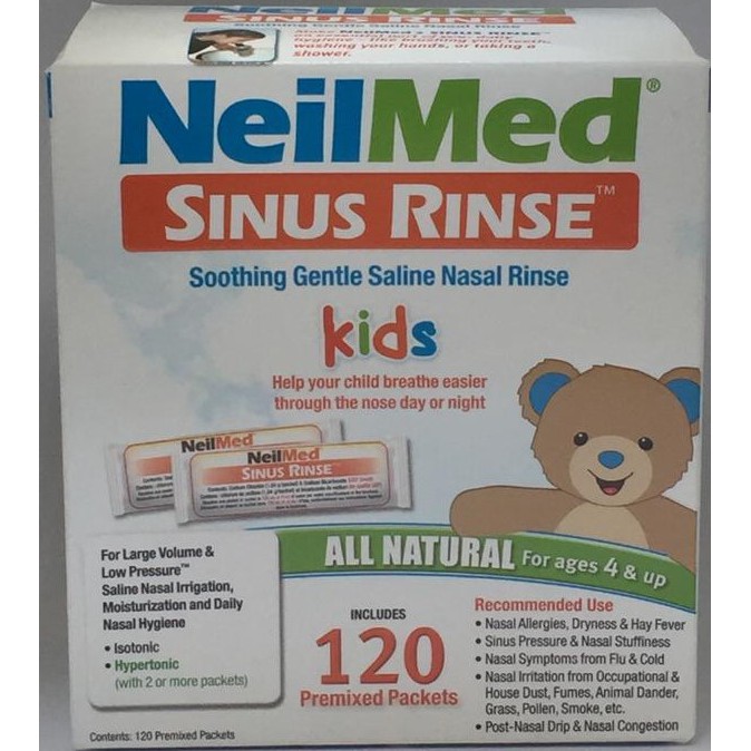 Neilmed Sinus Rinse Kids Premix 120 Sachet Neilmed Kids Sinus Rinse Obat Sinus Herbal