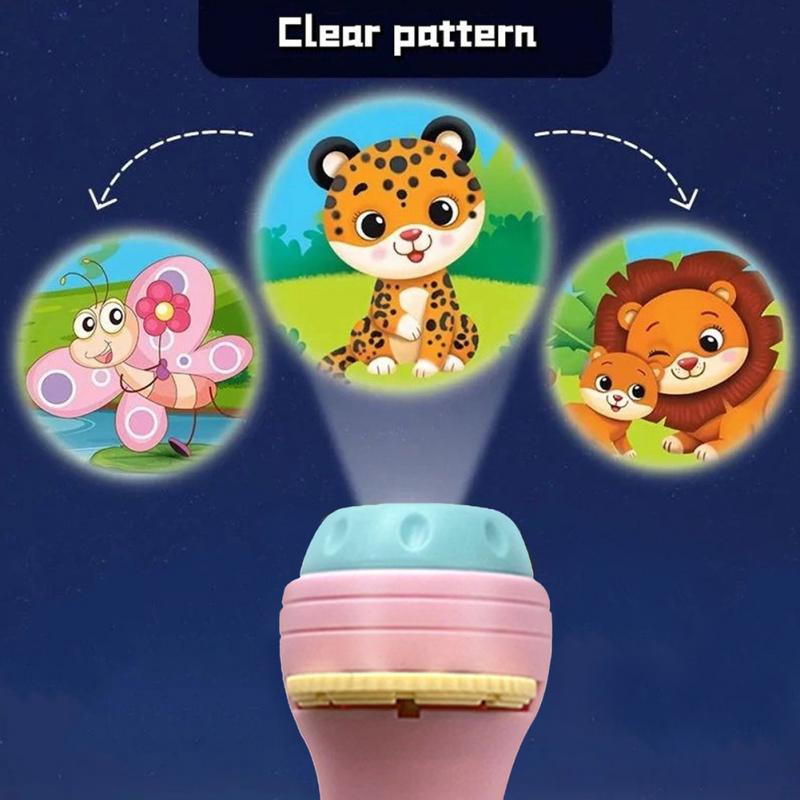 Mainan Anak Senter Lampu Proyektor Gambar Kartun | Fun Flashlight | Mainan Edukasi Anak