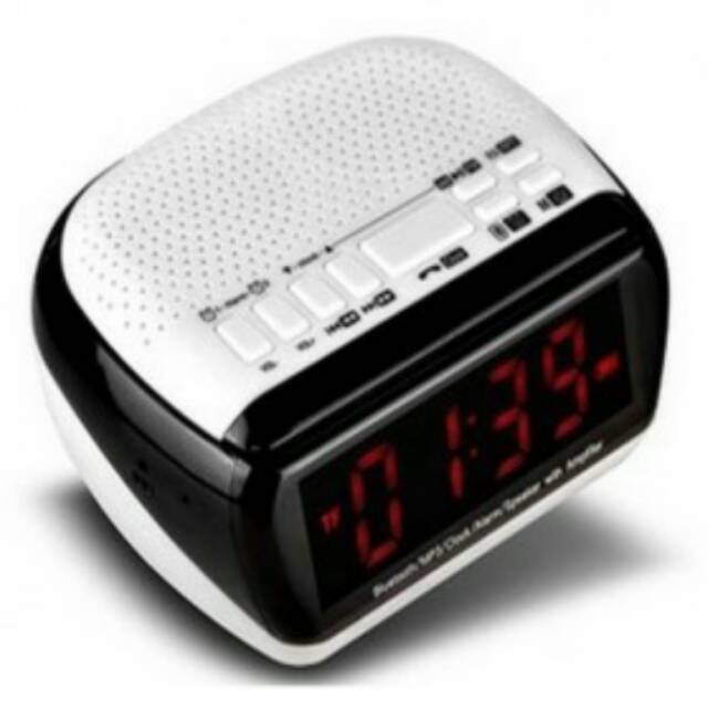 Bluetooth Speaker Radio Clock with TF Card Slot Taffware OMSK2ABK