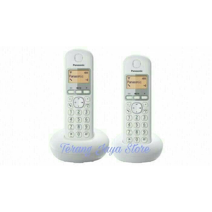 

Telepon Wireless Panasonic KX-TGB212 (2 handset) Putih KX-TGB 212