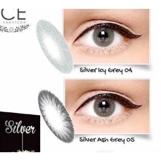 ☟ softlens soflens soflen silver ice grey no4 & silver ash grey no5 - Normal ✰