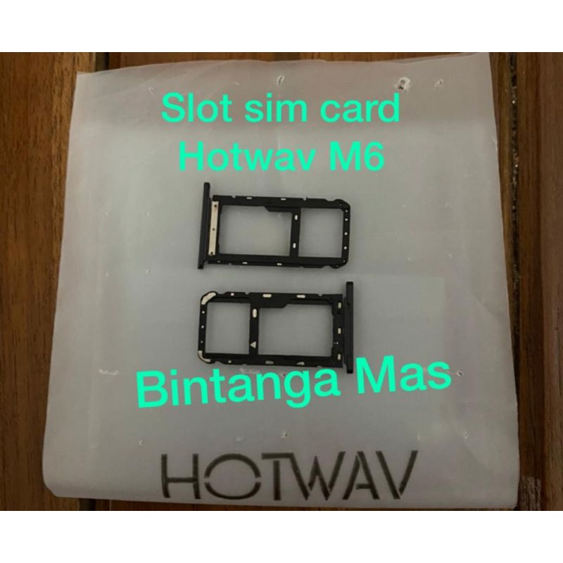 SLOT SIM CARD HOTWAV M6 NEW ORIGINAL