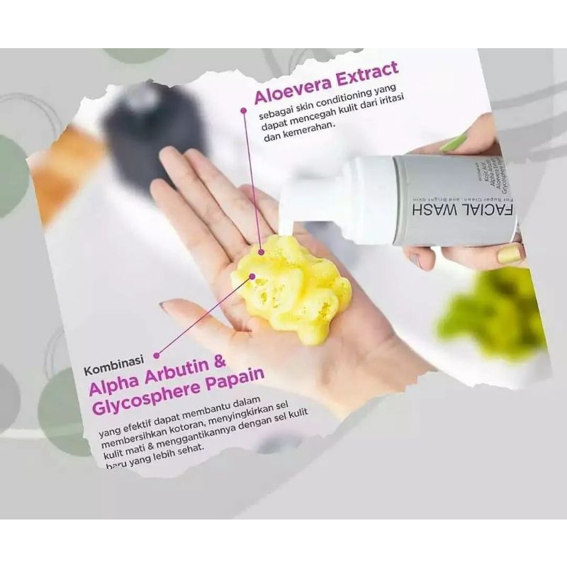 facial wash ms glow manado