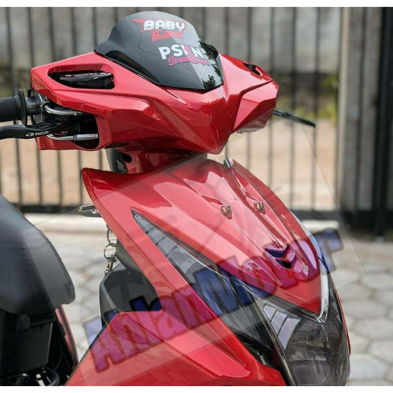 Visor Beat FI 2013-2014 Seris Pesek/Visor  Costum  Beat FI 2013-2014