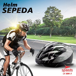 SPEEDS Helm Sepeda Dewasa Gunung Balap Unisex Shockproof 026-3