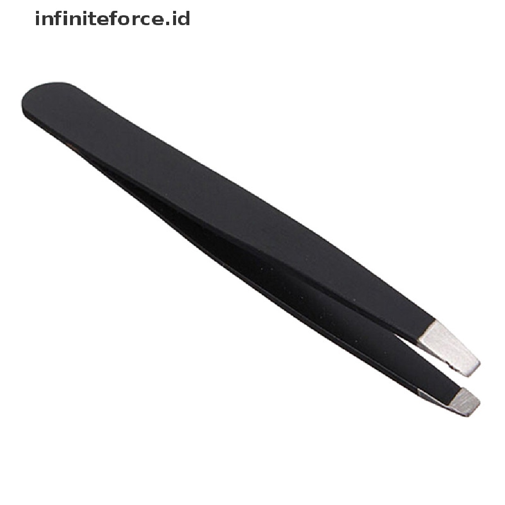 Infiniteforce.id Pinset Pencabut Alis Warna Pink / Hitam