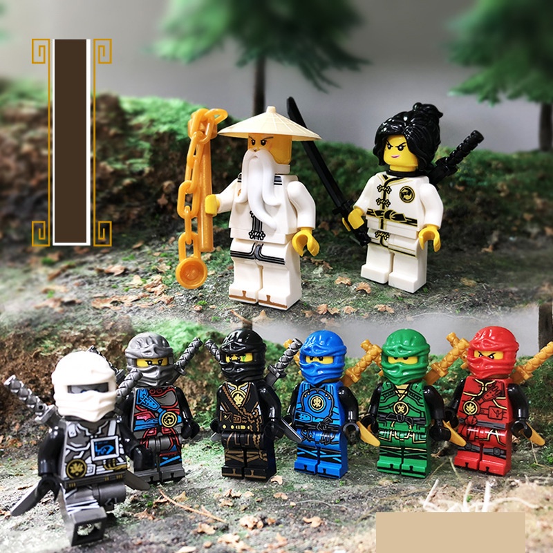 Mainan Balok Susun Minifigure Model Ninja Untuk Anak