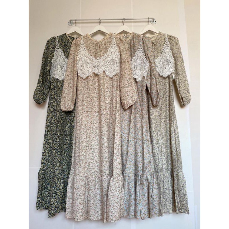 Long dress Korea Rompi