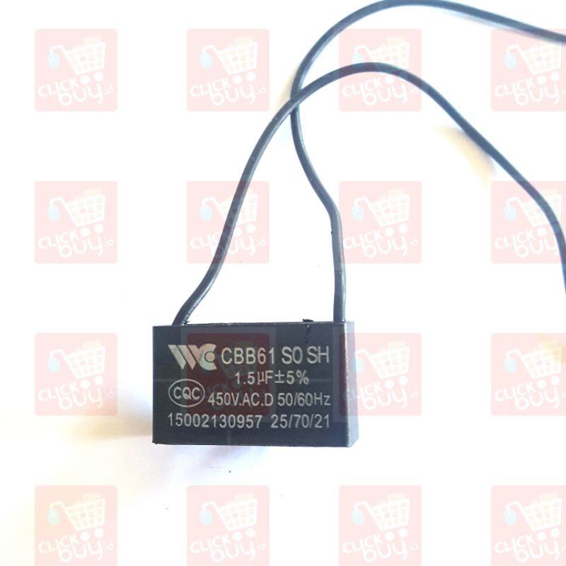 Jual Kapasitor Kipas Angin 1,5uf 2,2uf 3uf 4uf Shopee Indonesia