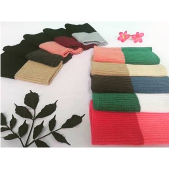 BANDANA CIPUT RAJUT BEST SELLER 1 WARNA DAN 2 WARNA