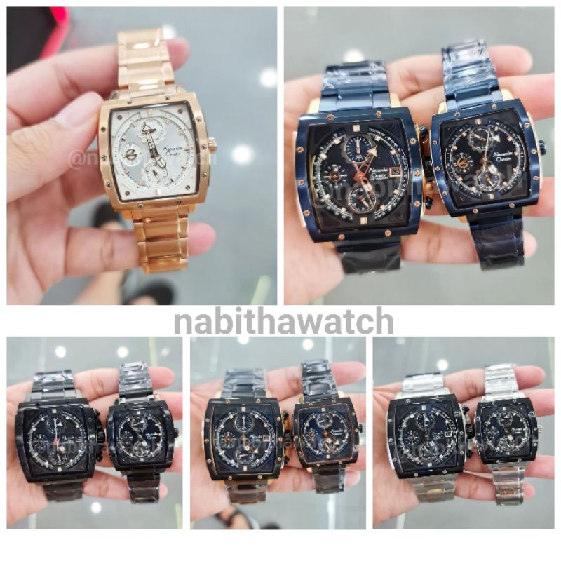 Jam Tangan Couple Alexandre Christie AC6376 New 6376 Original Garansi Resmi