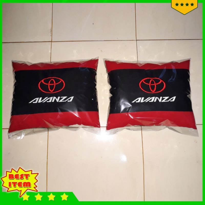 bantal kursi aksesoris interior mobil Avanza UK 40X30