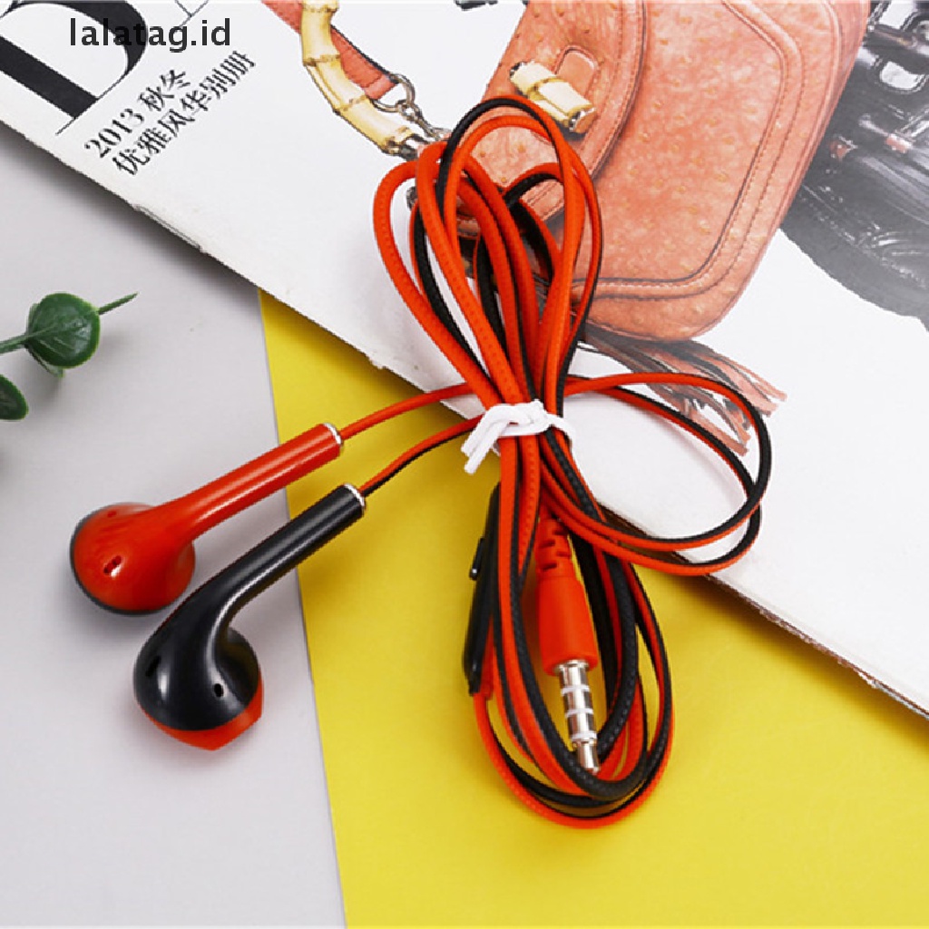 (Flyag) U24 Headset Earphone IN-Ear Kabel Stereo Jack 3.5mm Untuk Musik / Game / Lari