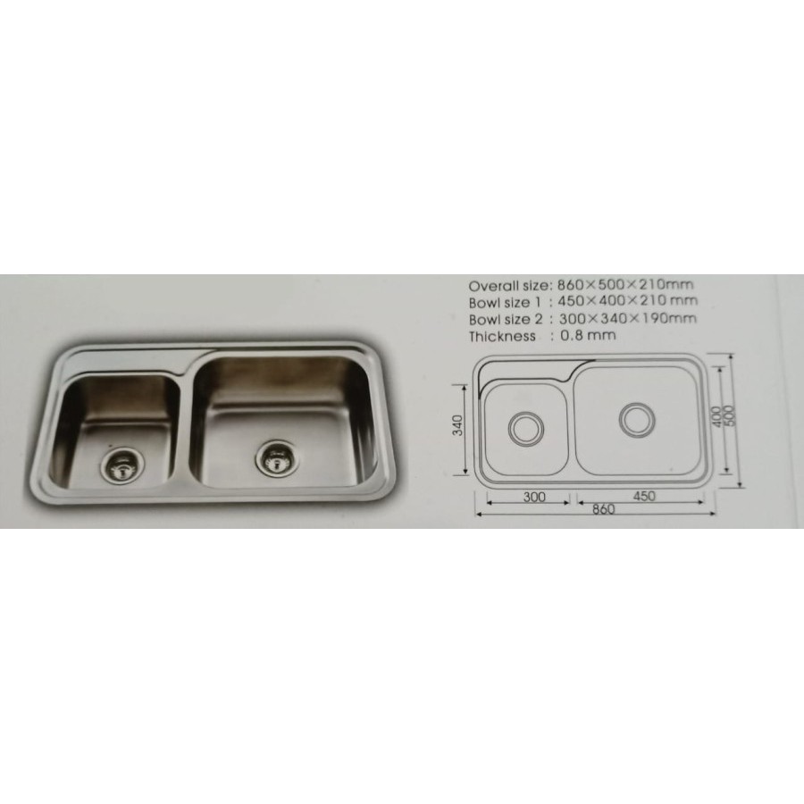 Pencuci Piring - Sink Elite E285