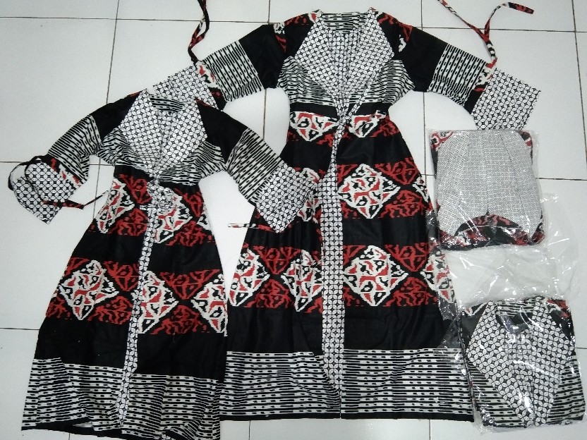 Ada 3 Warna Turun Harga Sedia Lengan Pendek Jumbo Juga Ada Gamis Couple Batik