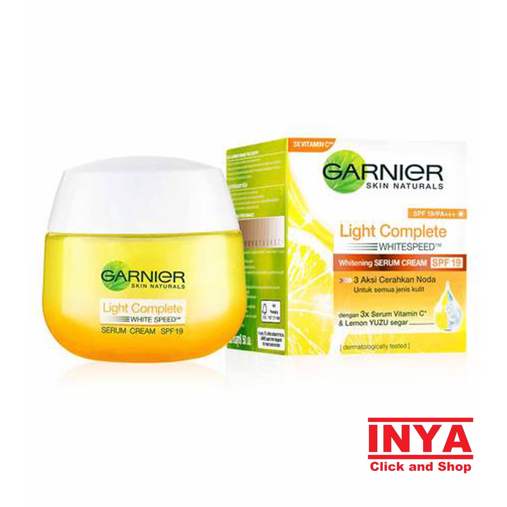 GARNIER LIGHT COMPLETE YUZU WHITENING SERUM DAY CREAM SPF36 50ml