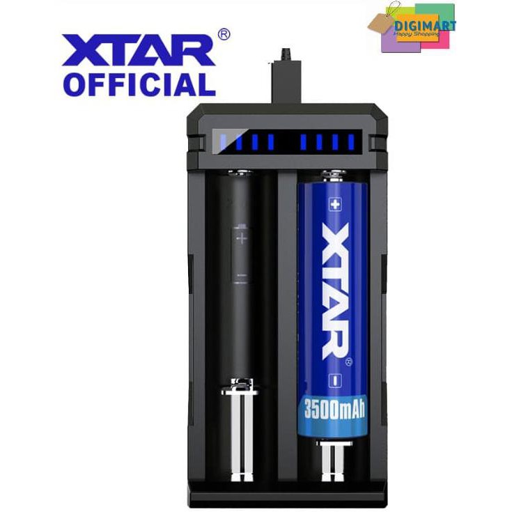XTAR SC2 LED Indicator USB Charging Smart Extended Version