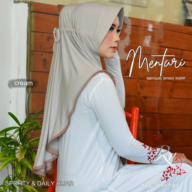 Bergo Serut Sporty &amp; Daily Hijab Mentari original Tyara Hijab