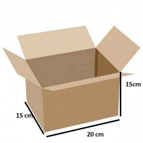 

Kardus/Dus/Box 20x15x15cm Baru Polos Tebal Kuat KMK/125 BFlute