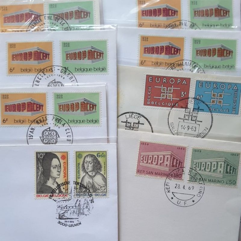 

Perangko Sampul Hari pertama First day cover FDC SHP prangko Europa