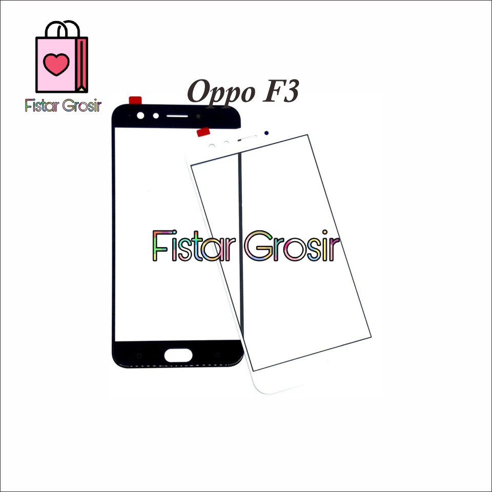 Kaca Touchscreen Oppo F3 F 3 Glass LCD Layar Depan Kaca