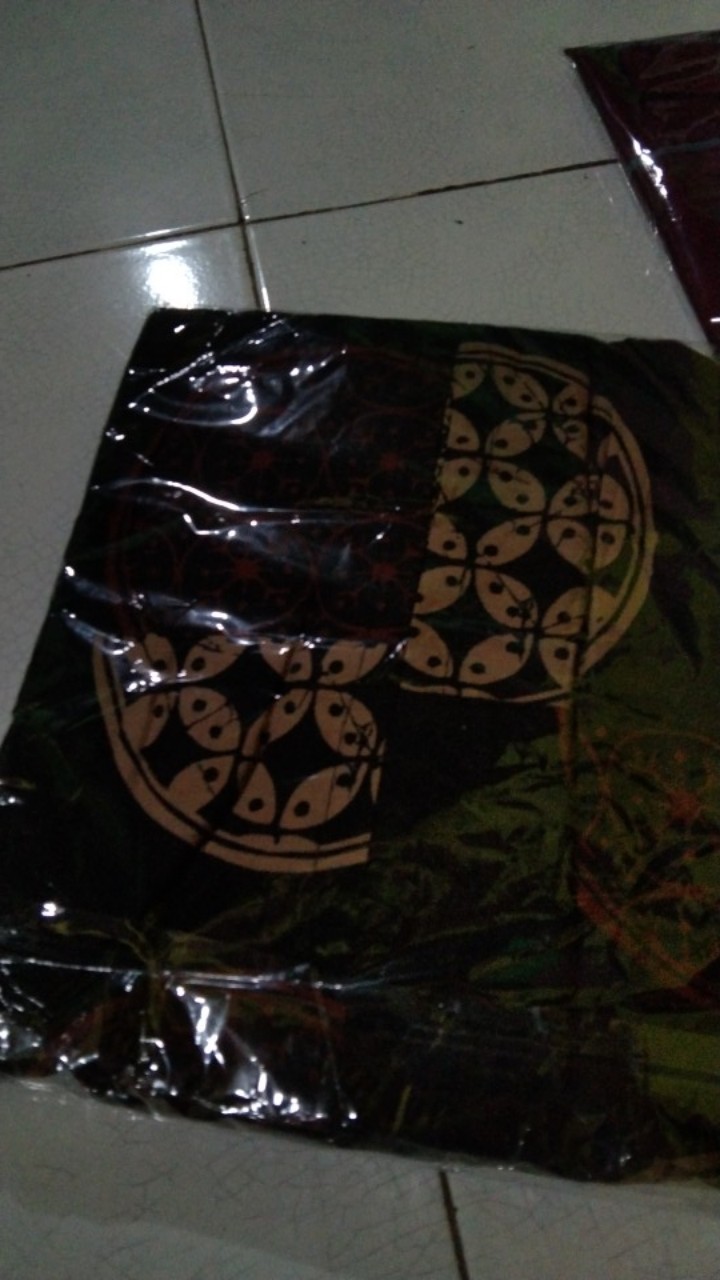 Baju Gamis Batik Busui Maxi Ndoro Jowi Ruffle Sania, Gamis Batik Muslim Terlaris, Gamis Busui