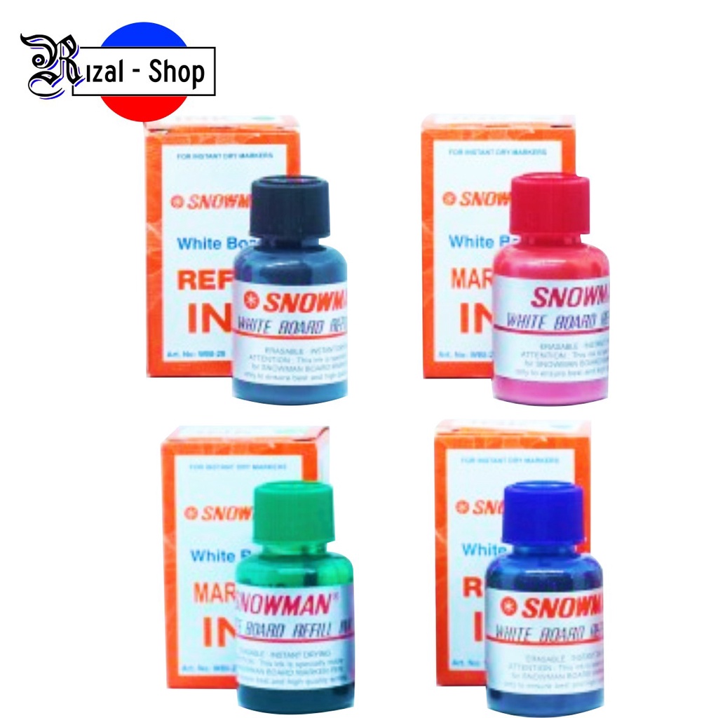 

Refill Tinta Spidol Whiteboard Boardmarker Snowman
