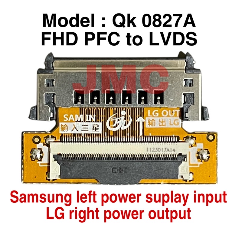 1 PCS KONEKTOR LCD FHD PFC TO LVDS 51 PIN KONVENTER MODEL QK0826B QK0827B QK0826A QK0827A