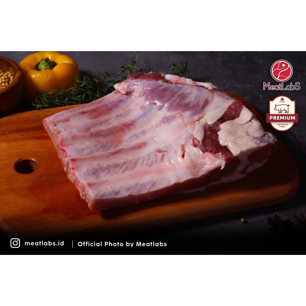Jual Iga Babi Import - Pork Ribs utuh 1,5 Kg | Shopee Indonesia