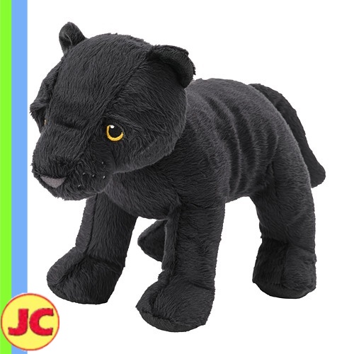 Mainan Boneka, anak macan kumbang warna hitam/ lembut/panjang 28 cm Mjukhet